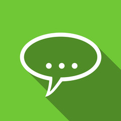 forum flat icon chat symbol bubble sign