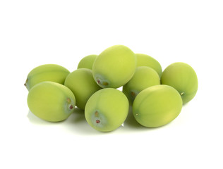 Lotus seeds green Isolated
