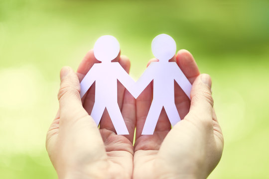 same-sex marriage, gay pride and love concept