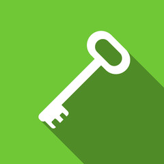 key flat icon secure symbol