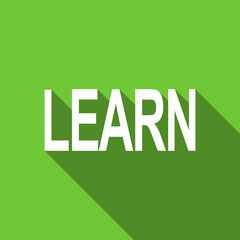 learn flat icon