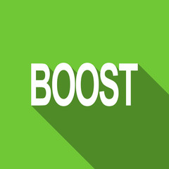 boost flat icon