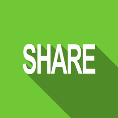 share flat icon