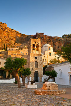 Monemvasia village in Peloponnese, Greece.