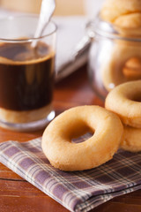 homemade donut for breakfast