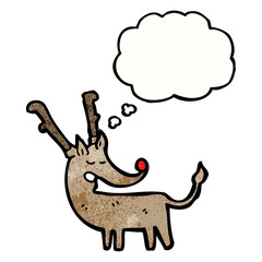 cartoon reindeer