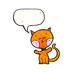 cartoon black cat