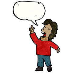 talking man cartoon