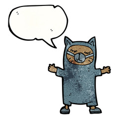 cartoon cat costume