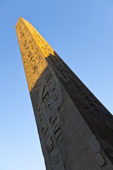 Egypt, the obelisk of the the Luxor archaeological site