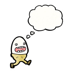 egg cartoon character