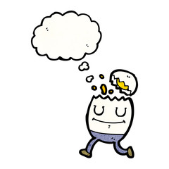 egg cartoon character