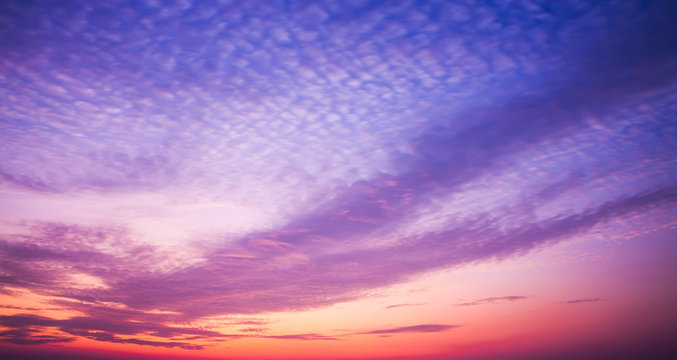 After sunset sky.