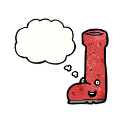 rubber boot cartoon
