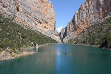 Vistas del Congost de Montrebei. Lérida. Catalunya. España