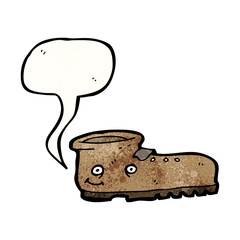 old shoe cartoon