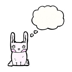 pink rabbit cartoon