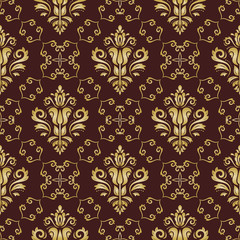 Damask Seamless Vector Pattern