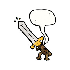 sword cartoon character