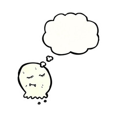 cute littel ghost cartoon