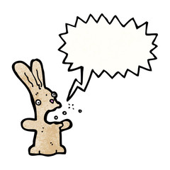 burping rabbit cartoon