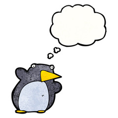funny cartoon penguin