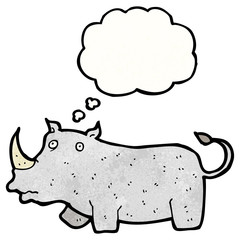 cartoon rhinoceros