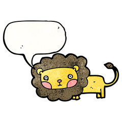 cartoon lion