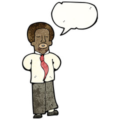 cartoon businessman