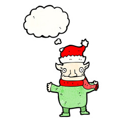 cartoon christmas elf