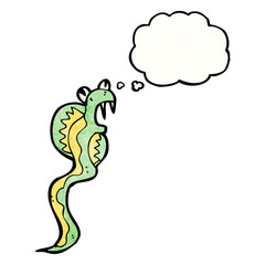 cartoon poisonous snake