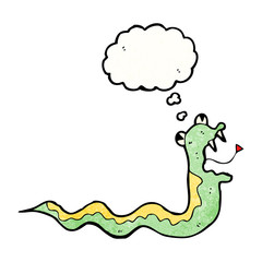 cartoon slithering snake