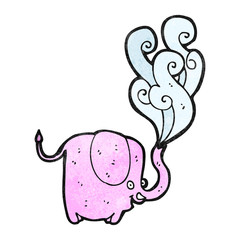 cartoon funny elephant