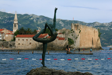 European town on the coast attractions architectural elements