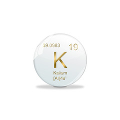 Periodensystem Kugel - Kalium
