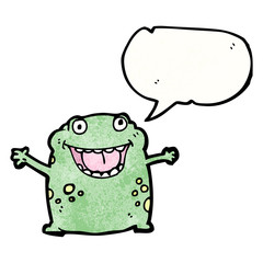 funny cartoon frog