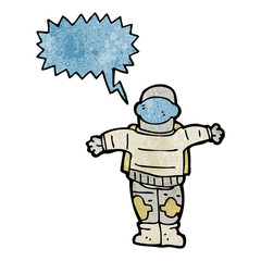 cartoon astronaut