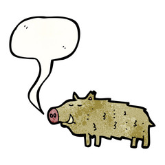 cartoon boar