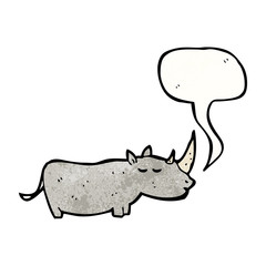 cartoon rhinoceros