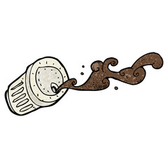 take out coffee cartoon