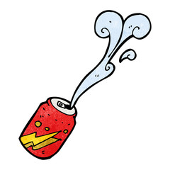 cartoon soda can