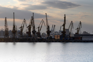 Fototapeta na wymiar Port Odessa Ukraine