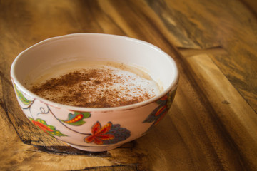coffee in a bol 