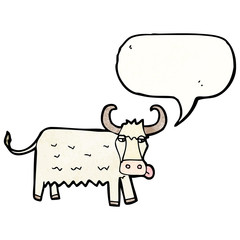 cartoon yak
