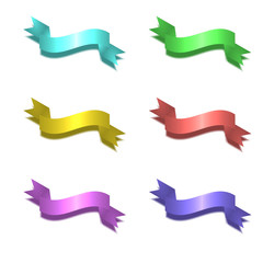 Ленточки блестящие