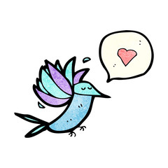 cartoon hummingbird