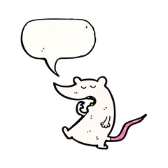 yawning mouse cartoon