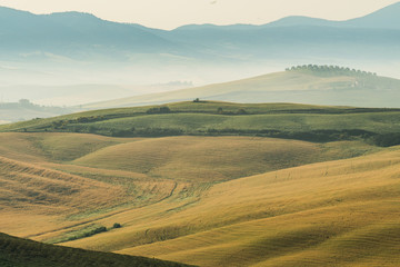 Obraz premium summer landscape of Tuscany, Italy.