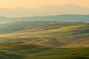 Fototapeta premium summer landscape of Tuscany, Italy.
