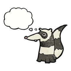 cartoon raccoon